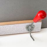 70s wooden cloakroom