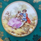 Porcelain dish Karlsbader decoration after Fragonard