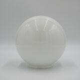 White glass globe