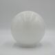 White glass globe