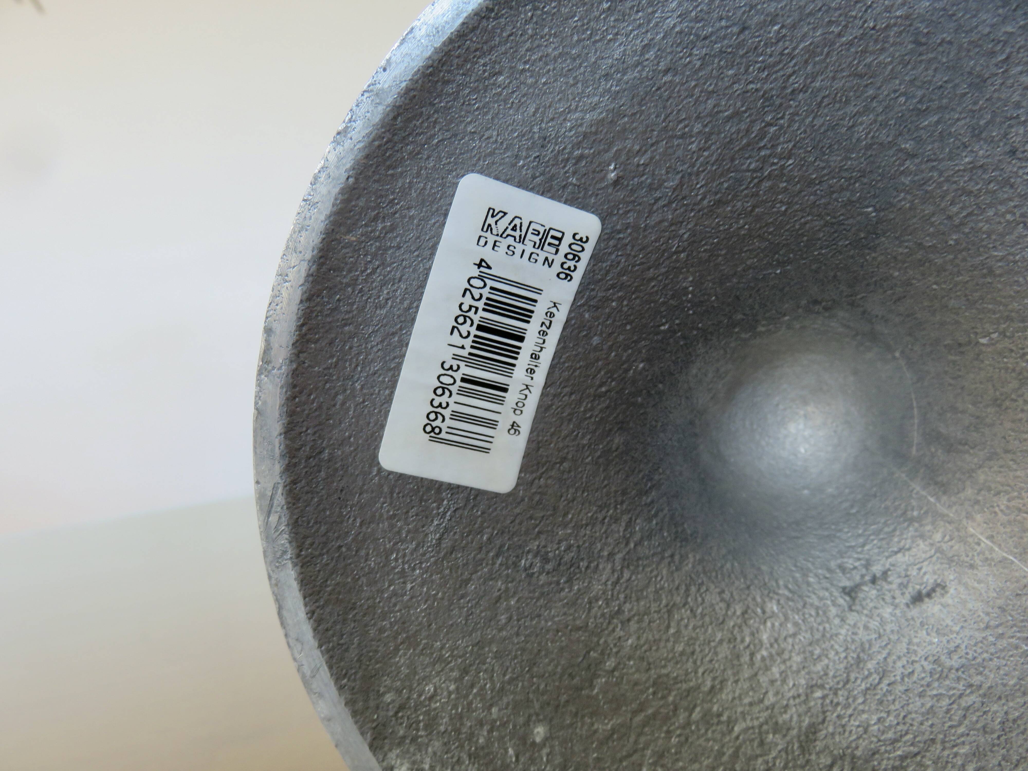 XXL candle holder by "Kare Design", cast aluminum, 1980s