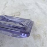 Crystal ashtray 1930 lilac color