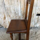 Ancienne chaise lorraine bébé enfant bois brut vintage