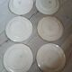 6 Digoin and Sarreguemines dessert plates