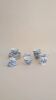 Set of 6 coffee cups and milk jug