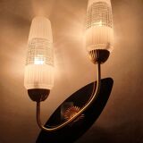 Pair of antique Arlus France wall lights