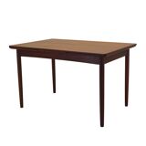 Table en teck, design danois, années 1970, production : Danemark
