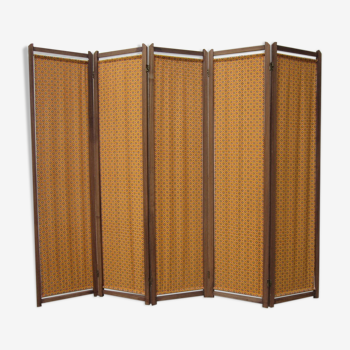 Screen 5 years 60 wood and fabric leaves