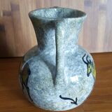 Vintage ceramic vase rock decoration