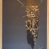 Affiche Air France - Espagne - par Georges Mathieu - 1967