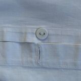 vintage embroidered JM cotton pillowcase