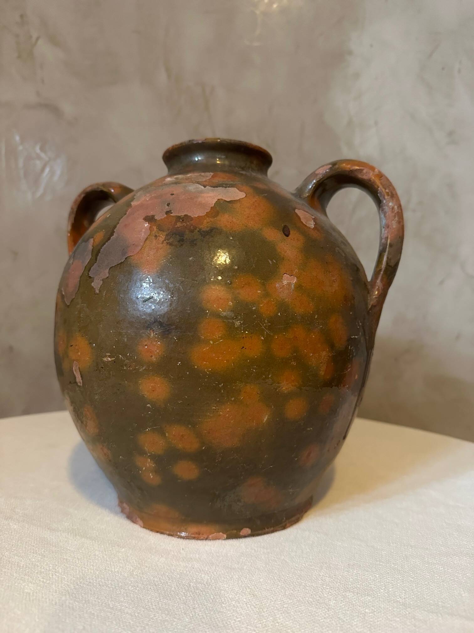 19th century oil jug
