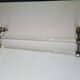 Towel rack in chrome iron and glass