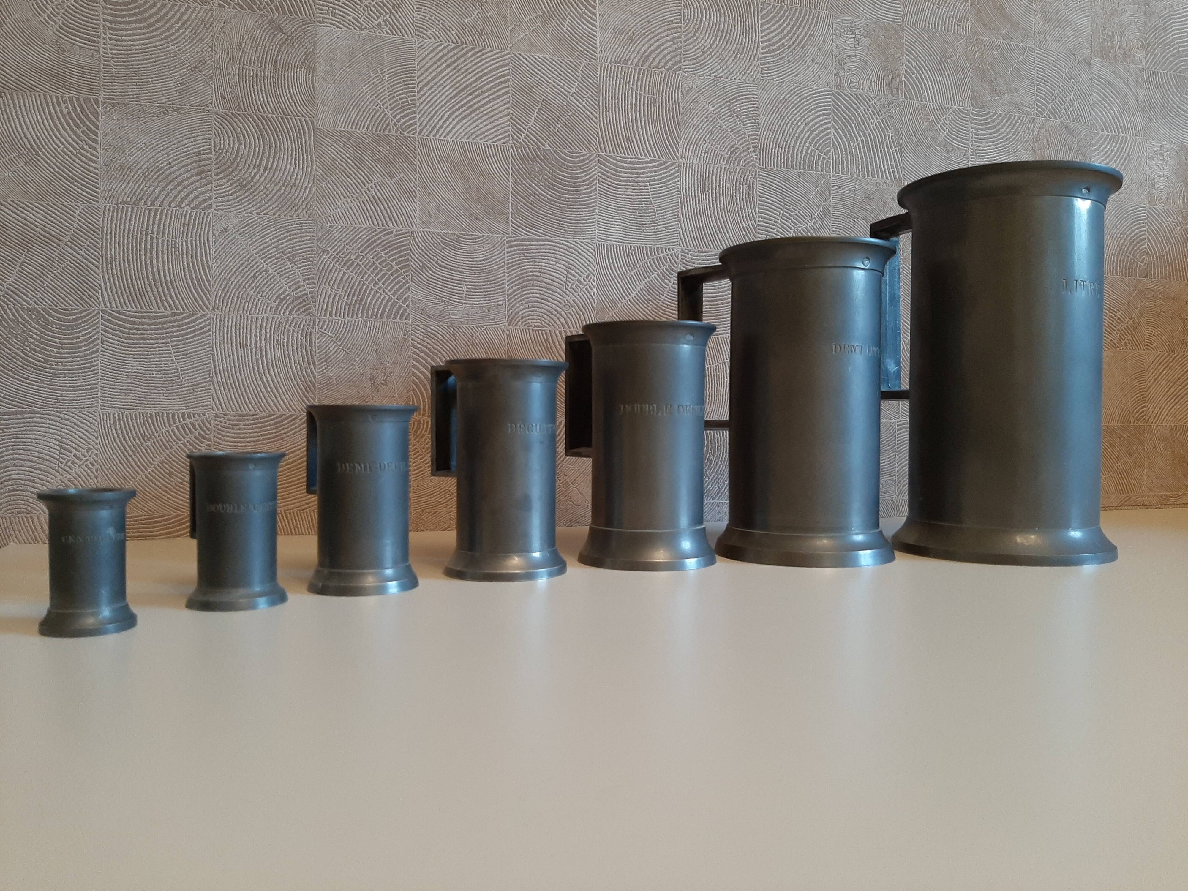 Seven jr stamped tin bars with punches