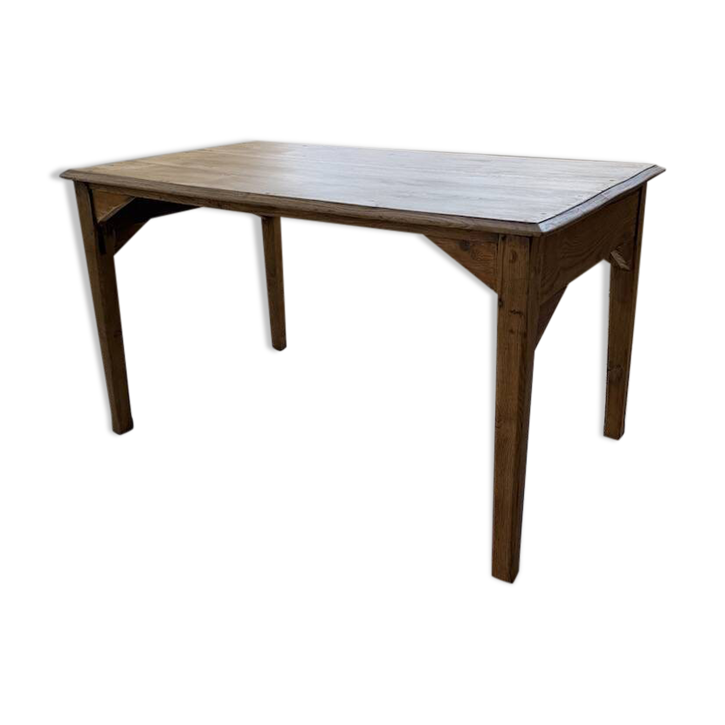 Oak desk with spindle legs, 1950s