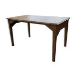 Oak desk with spindle legs, 1950s