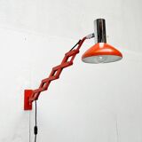 Mid-Century German Space Scissor Wall Lamp by Hustadt Leuchten, 1960s, set of 2