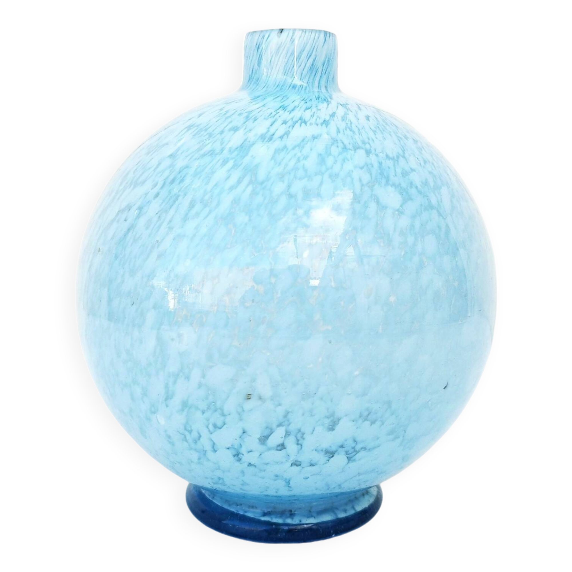 Clichy art deco opaline glass lamp base