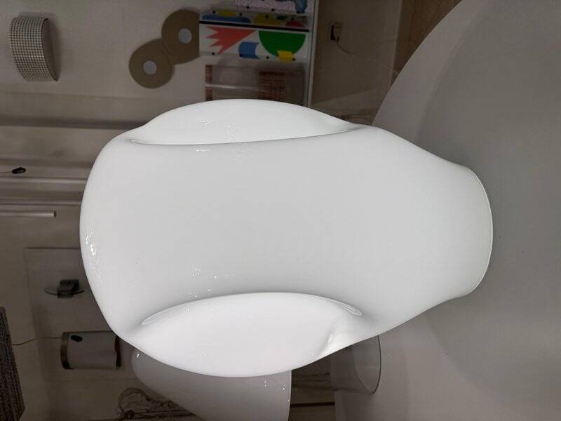 Large Munega Table Lamp in Murano Glass by Luciano Vistosi, 1980s