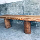 Bench in raw wood