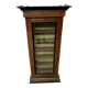 Vitrine murale en bois naturel XIX siècle
