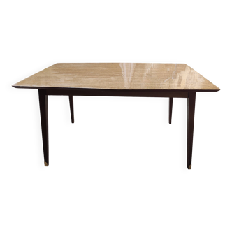 Vintage table with compass legs