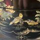 Curved lacquered wooden chest of drawers with Chinese decoration – 20th century (circa 1950-1960)