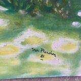 Park view signed Planchon from 1987