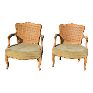 Paire de fauteuils Régence