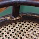 Chaise bistrot bois courbé 1900 cannage