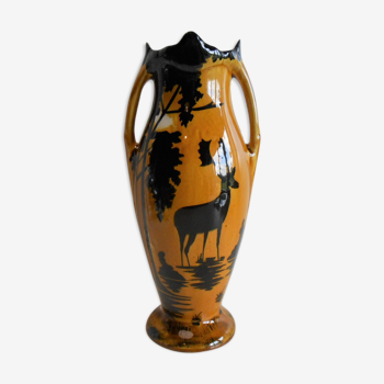 VASE ART DECO A L'ELAN ORCHIES