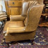 Vintage Leather Chesterfield Armchair – English Country House Style  Claw F