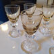 6 verres à digestif en cristal