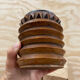 Round art deco wooden box 1930 Courchevel 1850