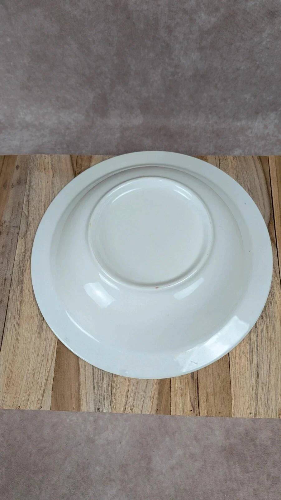 Vintage floral patterned shallow dish