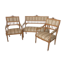 Salon Louis XVI, bench 2 seats and 2 armchairs