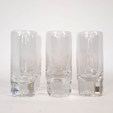 Six glasses Pitagora model design by Marco Zanuso for Arnolfo di Cambio.