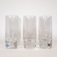 Six glasses Pitagora model design by Marco Zanuso for Arnolfo di Cambio.