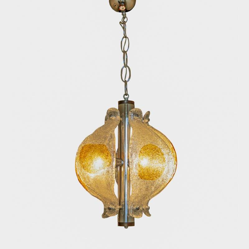 Murano glass pendant by Mazzega, Italy 1970s