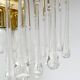 XL waterfall chandelier of Murano glass, 1970s