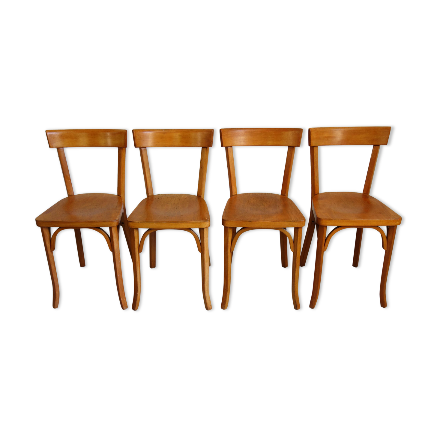 4 vintage bistro Baumann chairs