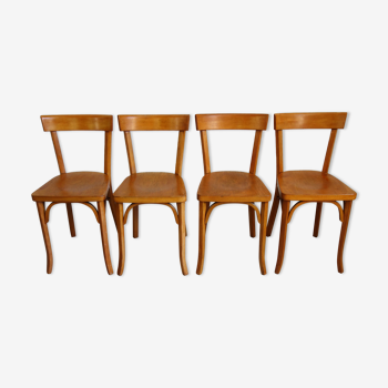 4 vintage bistro Baumann chairs