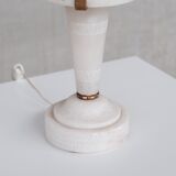 Alabaster french mid-century table lamp (6/7)