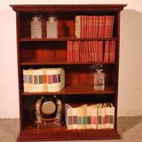 Bibliothèque Ouverte En Acajou 19° Siècle-angleterre