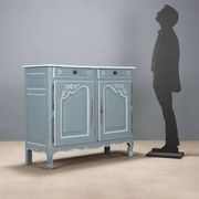 Rococo-style antique cherry wood buffet, France, 20th century