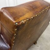 1950 leather club armchair