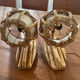2 appliques rotin Louis Sognot