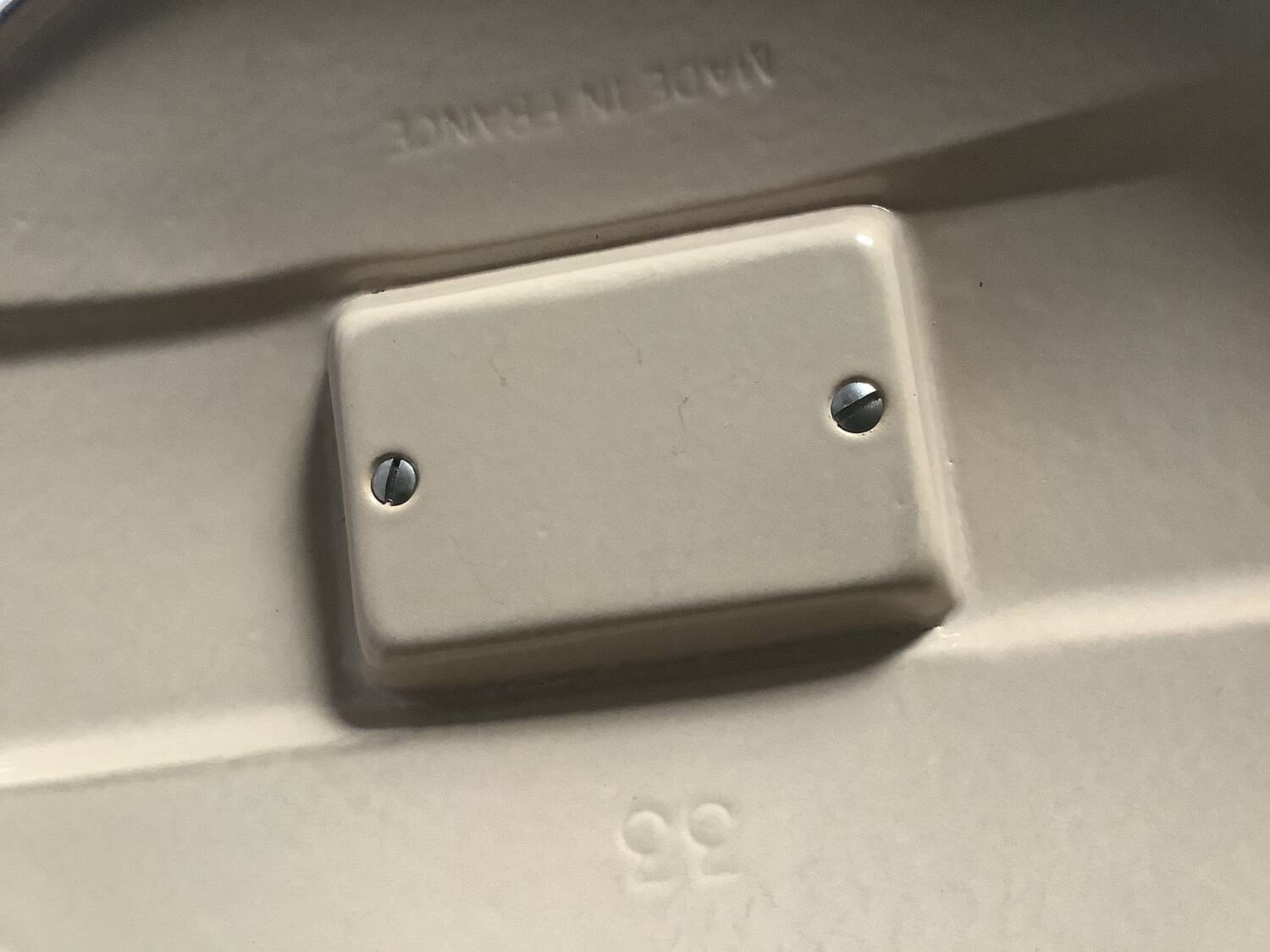 Large Lecreuset Futura casserole dish by JEAN LOUIS Barreault