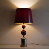 Vintage metal lamp from the 1970s