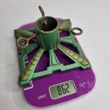 Art Deco tree stand, old, painted cast iron, 15 cm